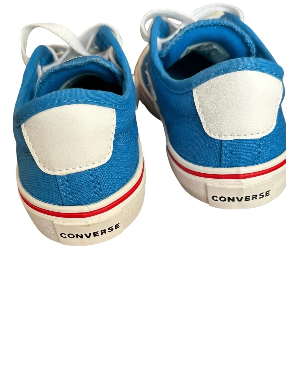 Converse Star Replay OX Blue Canvas Sneakers Kids Size 2